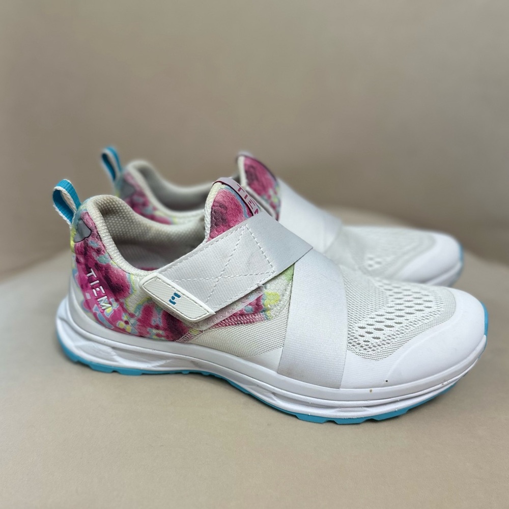 Tiem’s tie dye spin shoes